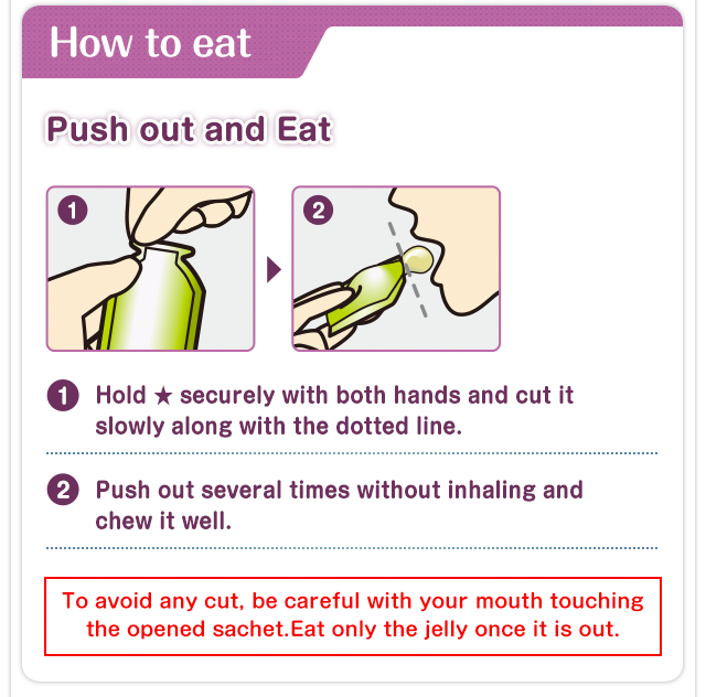 How to eat - Push out and Eat
