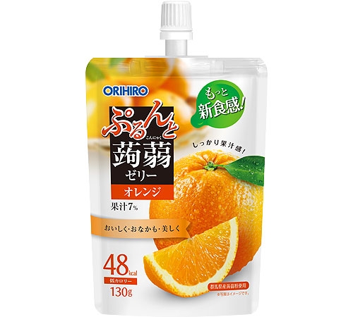 ぷるんと蒟蒻ゼリースタンディング オレンジ | 商品紹介 | オリヒロ