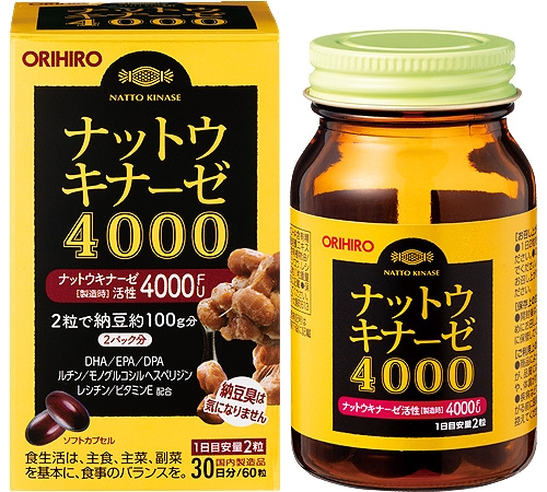 ナットウキナーゼ4000 | 商品紹介 | オリヒロ株式会社 - ORIHIRO 