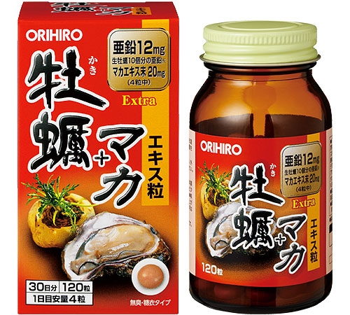 新・牡蠣エキス粒＋マカ | 商品紹介 | オリヒロ株式会社 - ORIHIRO